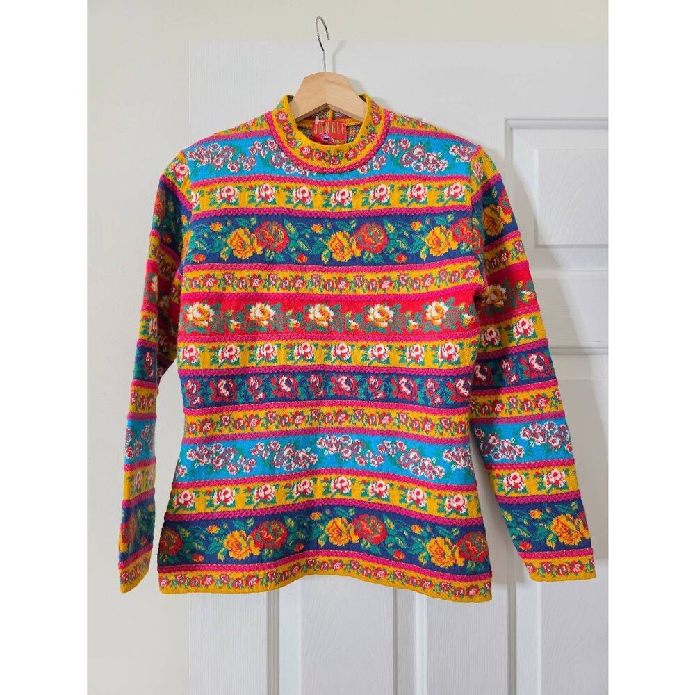 Kenzo Multicolor Floral Sweater